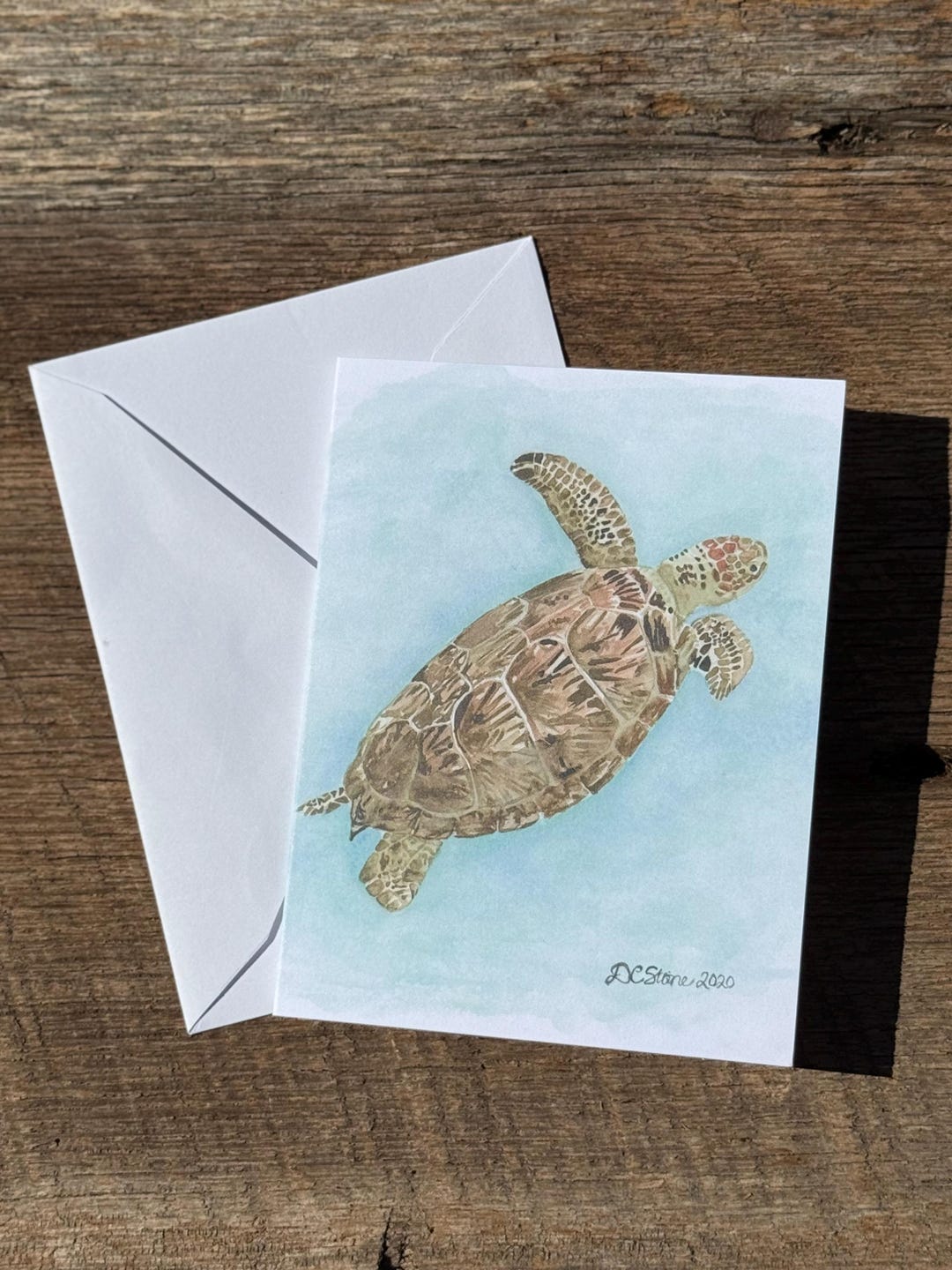 Turt Note Sea Turtle Note Cards - Etsy