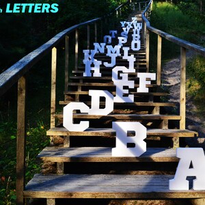 Customizable DIY cardboard kit - letters, numbers, symbols