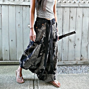 Sakura Koi Fish Karate Baggy Poncho Harem Pants