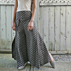 Flower of Life Wide Leg Pants