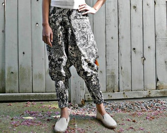 White Dragon Ninja Pants 2 Pockets - Etsy