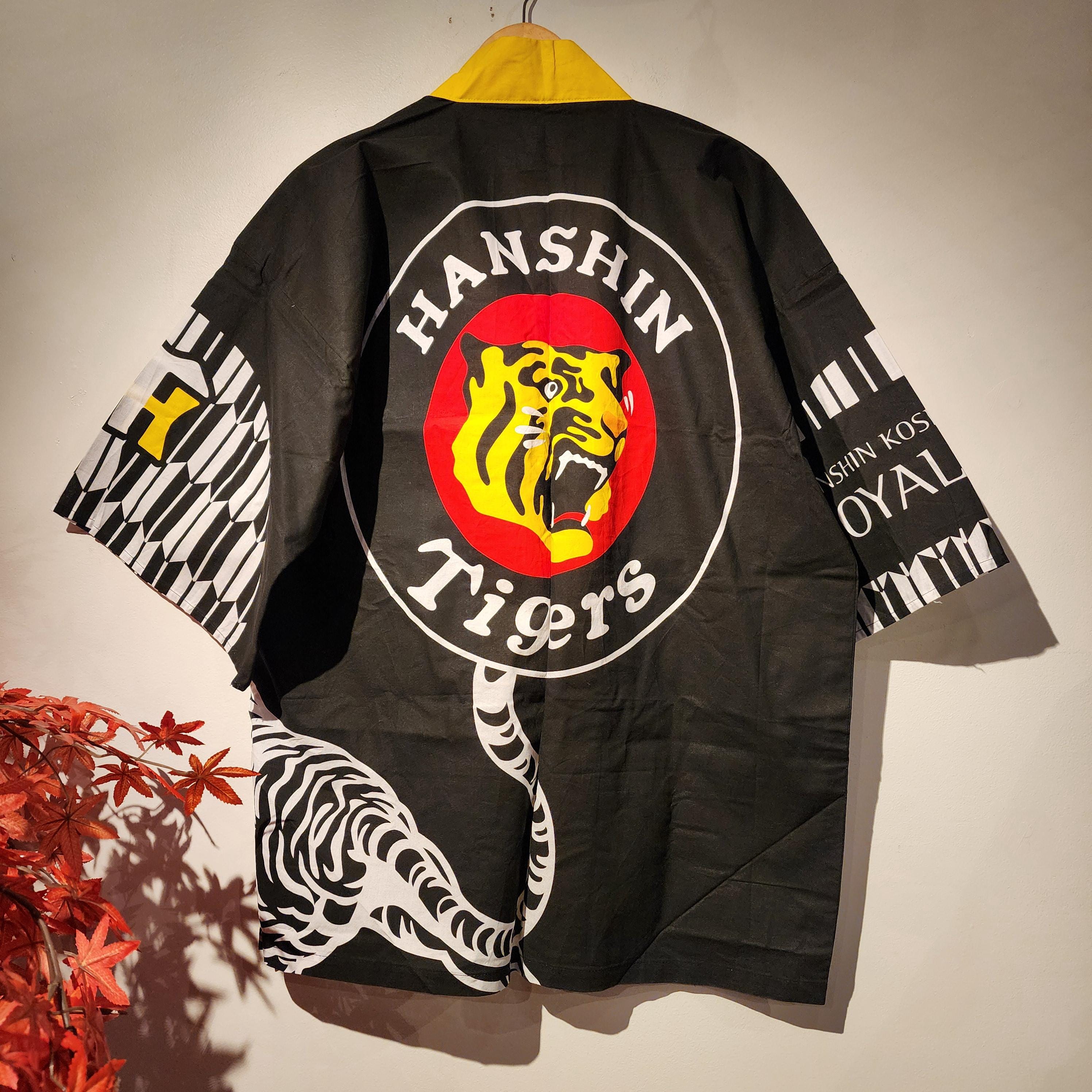 XLARGE×HANSHIN TIGERS GRAUND COAT Vintage Hanshin Tigers Japan Baseball Team Hanten Jacket - Etsy