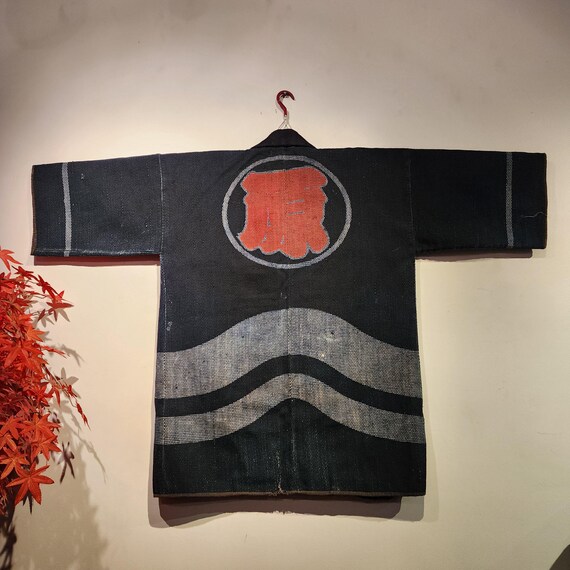 1930s Vintage Buro Japanese Indigo Fireman's Hanten Taisho Era - Etsy
