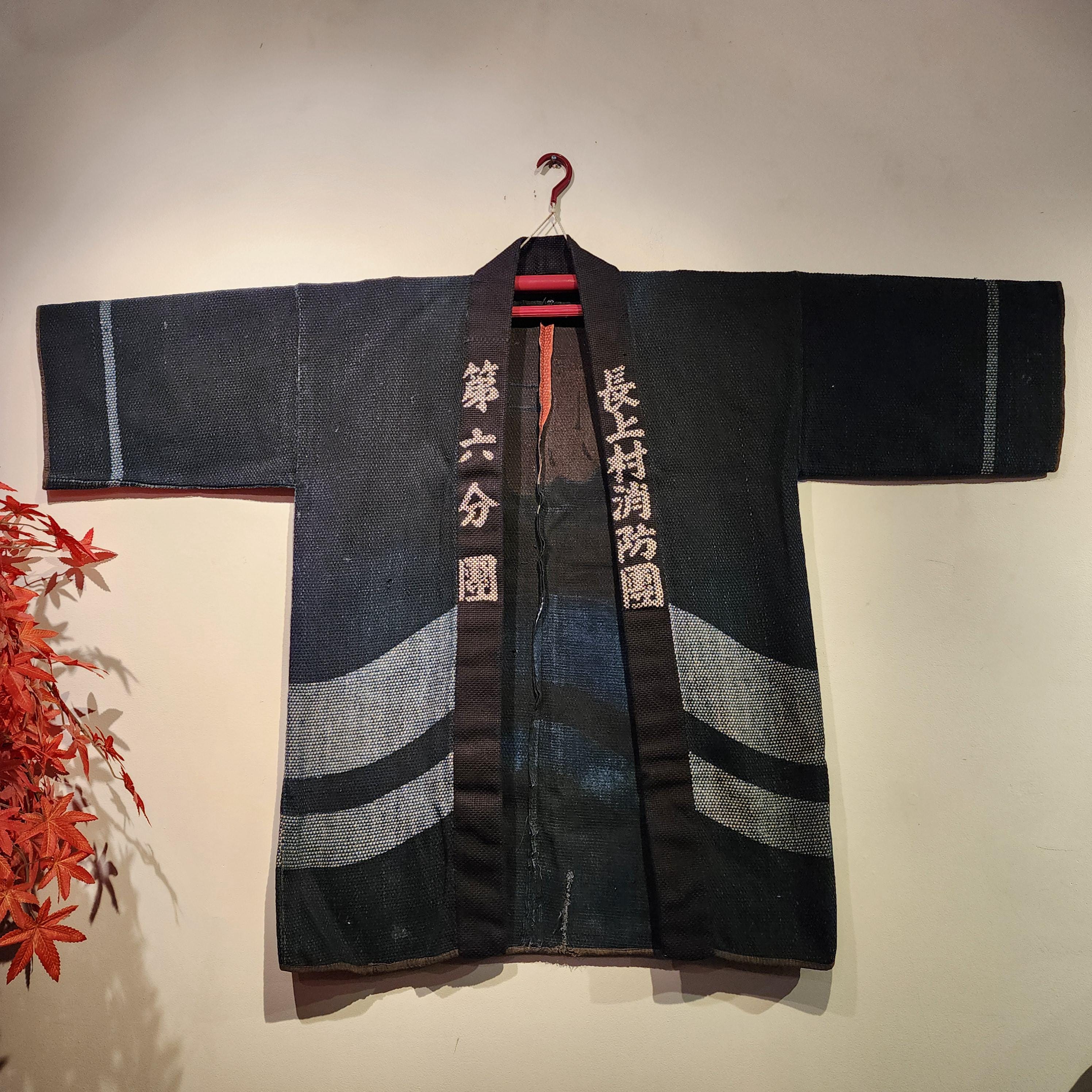 1930s Vintage Buro Japanese Indigo Fireman's Hanten Taisho Era - Etsy