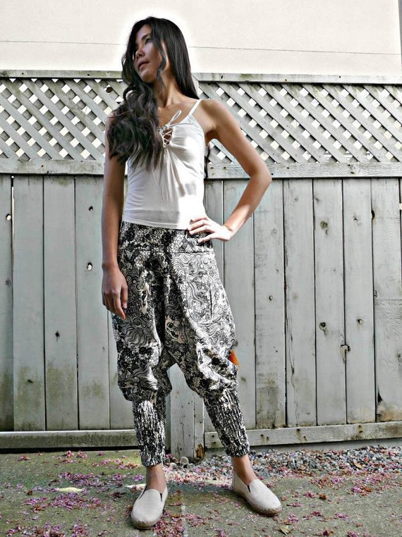 White Dragon Ninja Pants 2 Pockets