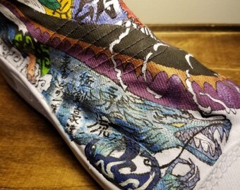 Super Fan Art Tabi Schuhe - Japan Größe 27 (US Männer 9-10 Super Fan Art Tabi Schuhe - Japan Größe 27 (US Männer 9-10