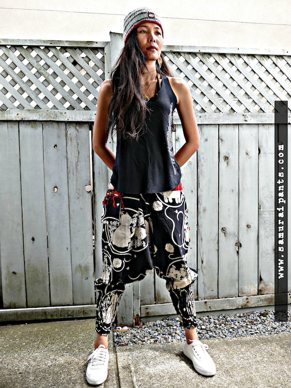 Neko Cat BLACK Ninja Pants - Etsy