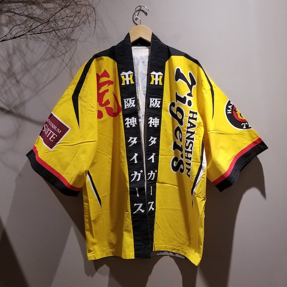 Vintage Hanshin Tigers Japan Baseball Team Hanten Jacket Year of