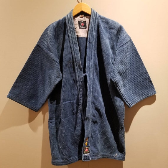 Vintage Indigo Kendo Sashiko SWORDMAN JACKET 3L