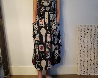 Sake Print sundresses