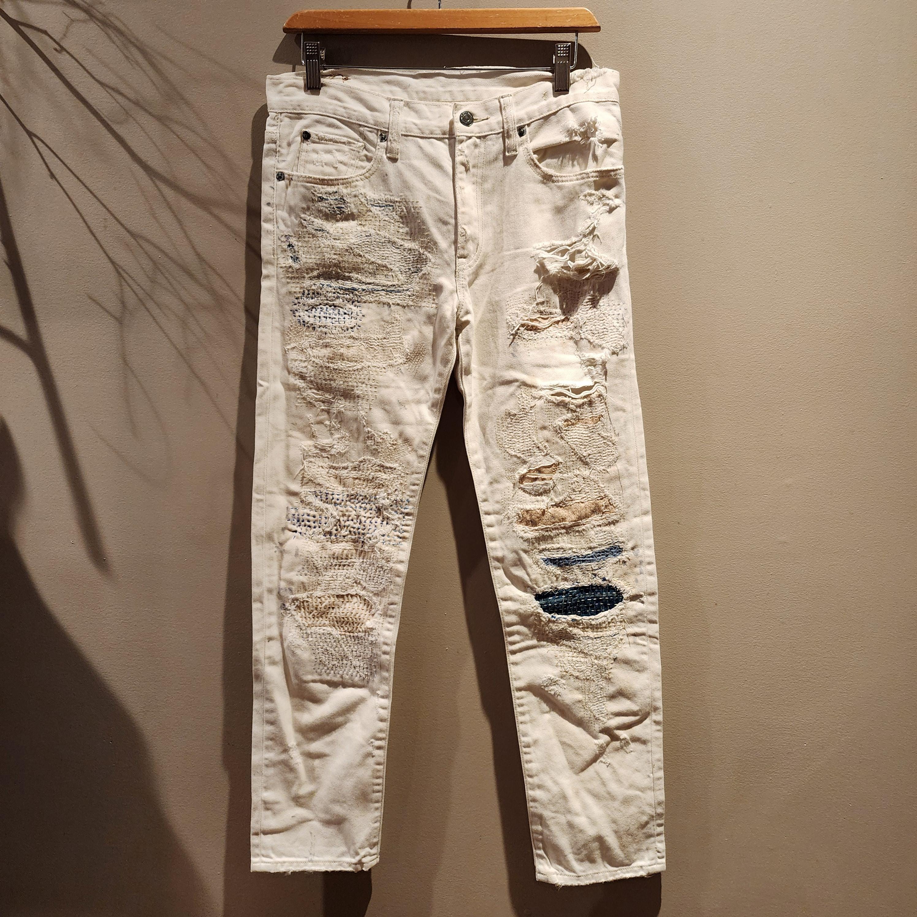 Kapital Boro Jeans - Etsy Kapital Boro Jeans - Etsy