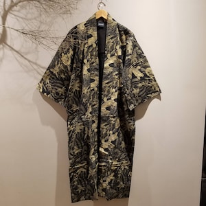 Golden Elite Koi Long Noragi Kimono Jacket Hanten