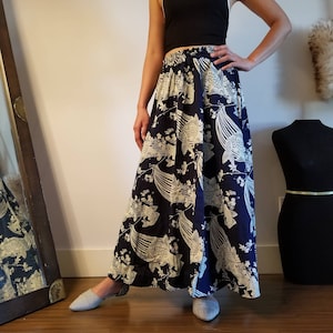 Indigo Sakura Koi A-Line Skirts