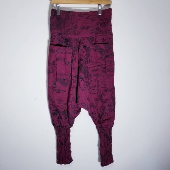 Mahogany Red Dragon Ninja Pants | Etsy