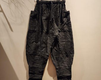 Black Shinobi Tapered Ninja Pants