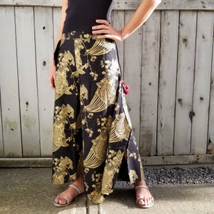 Golden Elite Sakura Koi Wide leg Pants