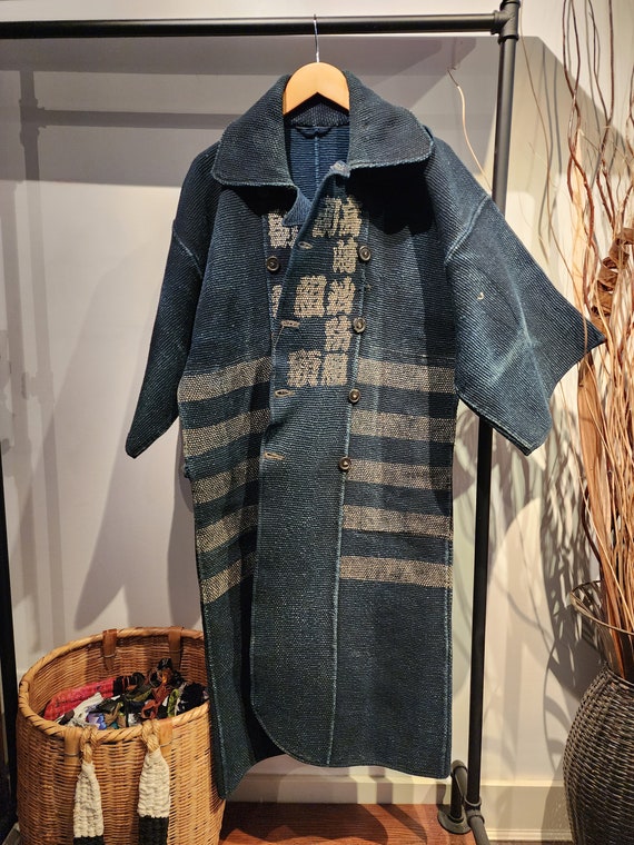 1930s Antique Japanese Indigo Sashiko Fireman's Hanten Jacket - Etsy