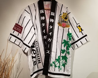 HANSIN Tigers 春季トレーニング 2006 ジャケット Vintage Hanshin Tigers Japan Baseball Team Hanten Jacket