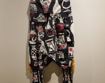 Pantalones Ninja con diseño de botella de sake