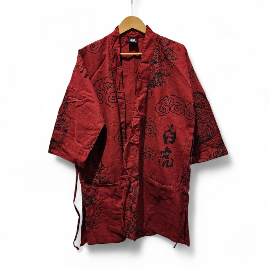 Red Mahogany Tiger Noragi - Etsy