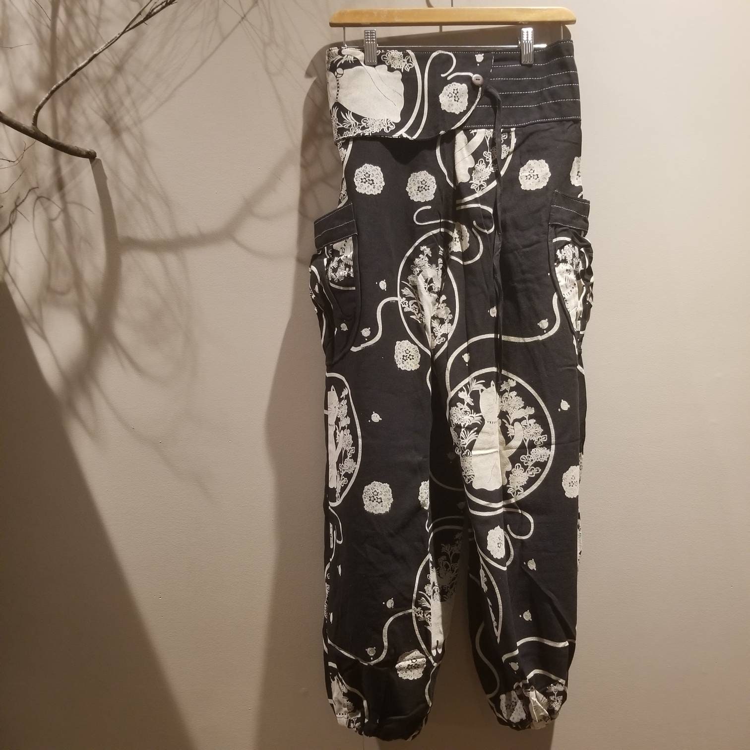 Neko Cat Black Comfy Pants - Etsy