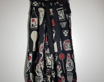 SAKE BOTTLES Karate Baggy Poncho Harem Pants