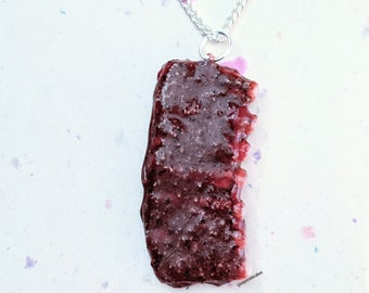 Grilled BBQ Ribs Necklace, Miniature Food Jewelry, Inedible Jewelry, Ribs Jewelry, Fake Food Jewelry, Kawaii Jewelry, Rack of Ribs Necklace
