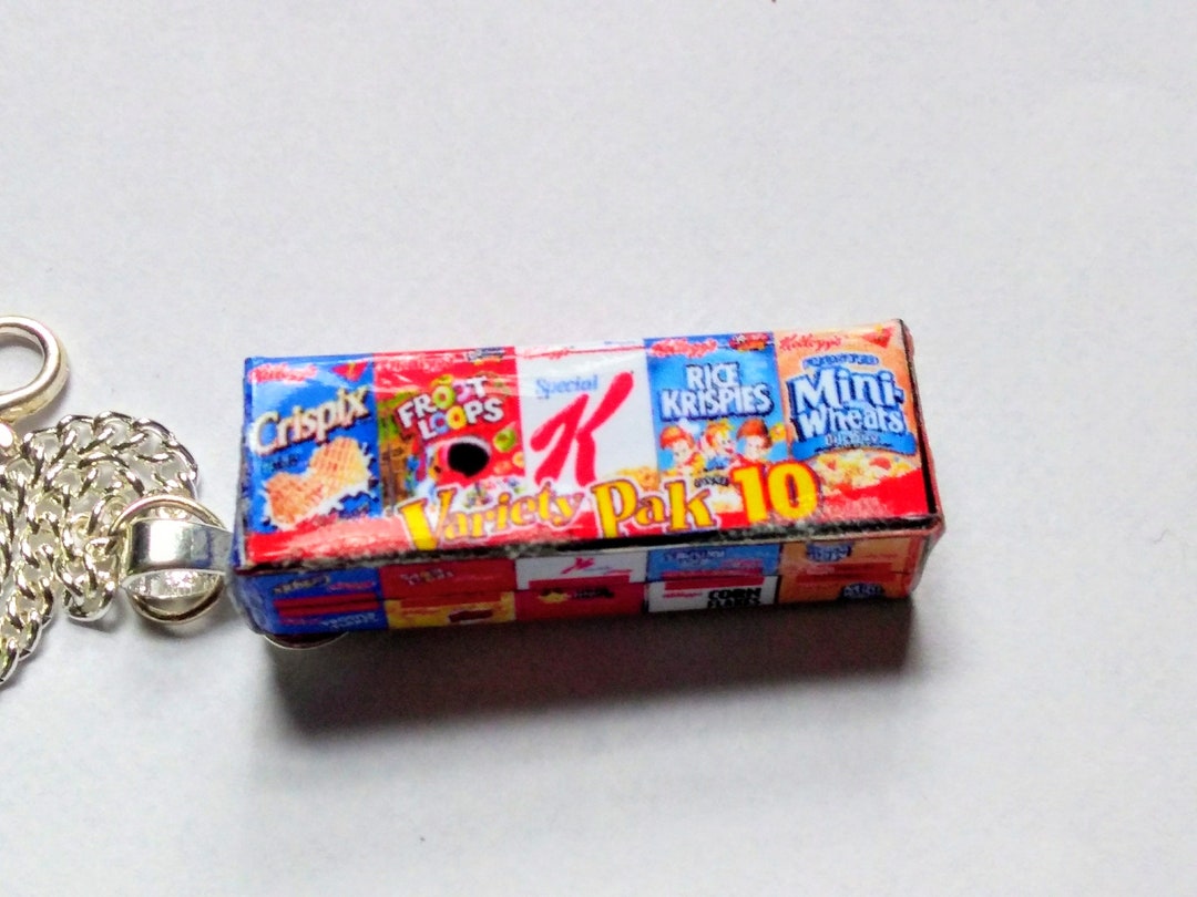 Boxes of Cereal Necklace, Miniature Food Jewelry, Inedible Jewelry ...