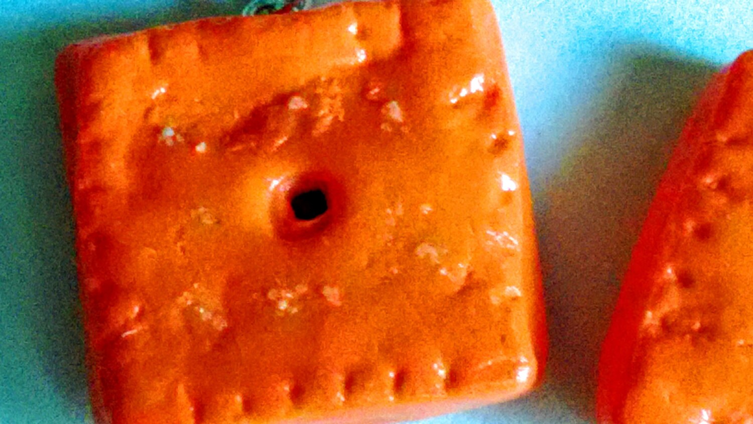 Cheezit Earrings Miniature Food Jewelry Inedible Jewelry Etsy