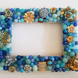 Pink, Pearl, and Sea Shell Jeweled 4x6 Picture Frame - Etsy