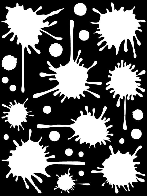 Splatter Sticker for Sale by elenit12