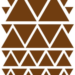 Brown Triangle Wall Decals & Wall Stickers