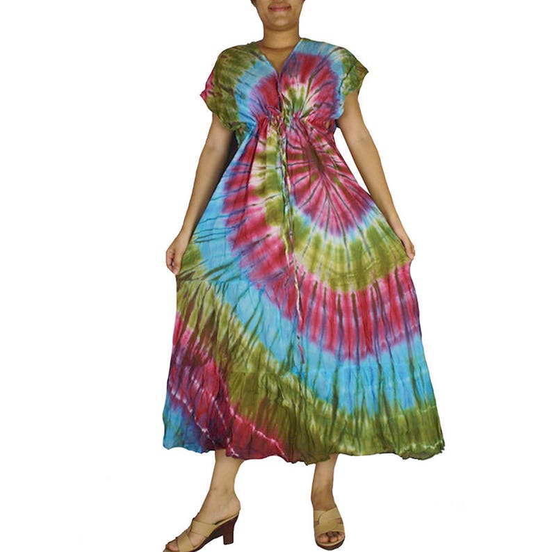 wishing you love tie dye maxi dress