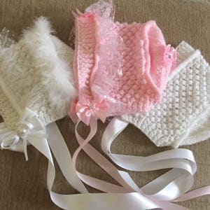 Baby Knitting Pattern - 'Little Doro' Bonnet sizes from 0-12 mths