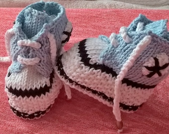 converse trainers knitting pattern