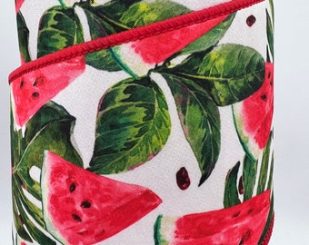 Watermelon Wired Ribbon: Summer Fruit Decor, 4-Inch Wide