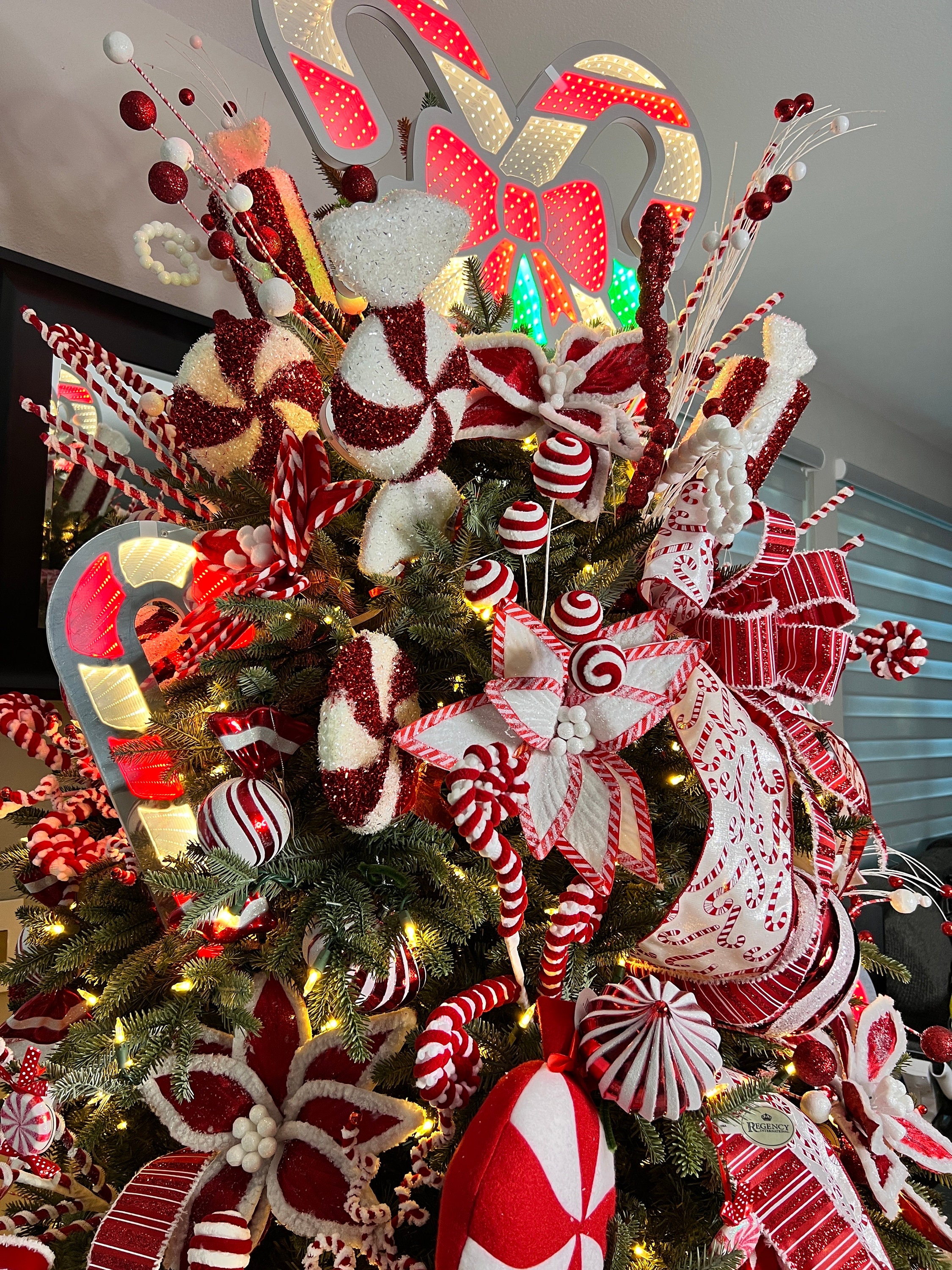 Candy Cane Christmas Tree Bundle Kit | Red & White Peppermint