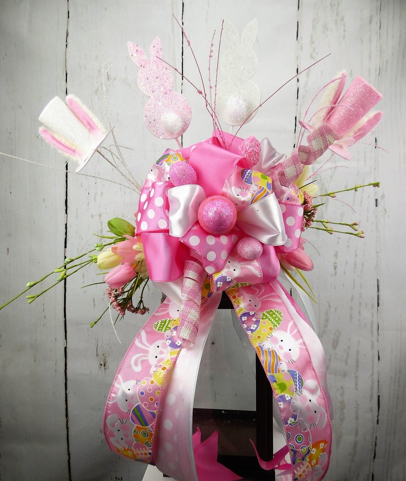Bunny Lantern Swag Bunny Table Centerpiece Easter Bunny Etsy