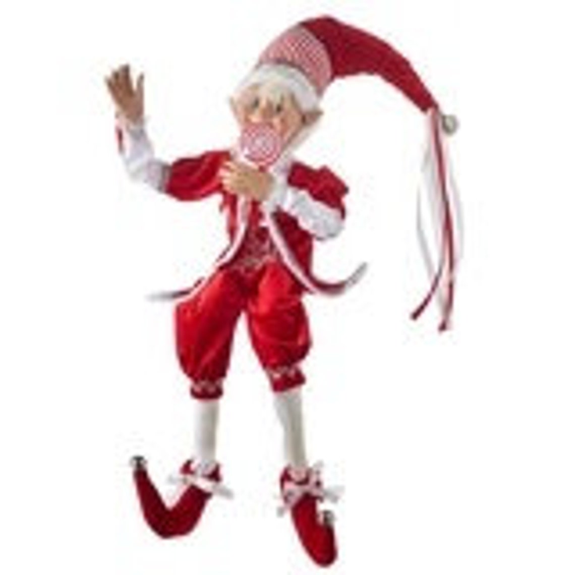 Posable Candy Themed Elf Peppermint Candy Elf Elf Wreath Etsy