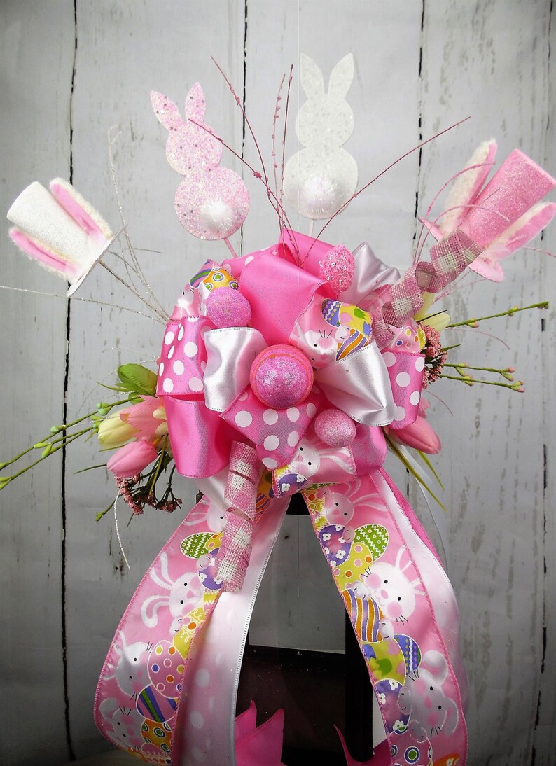 Bunny Lantern Swag Bunny Table Centerpiece Easter Bunny Etsy