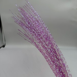 Lavender Shimmer Grass Spray: 32-Inch Easter Spring Decor