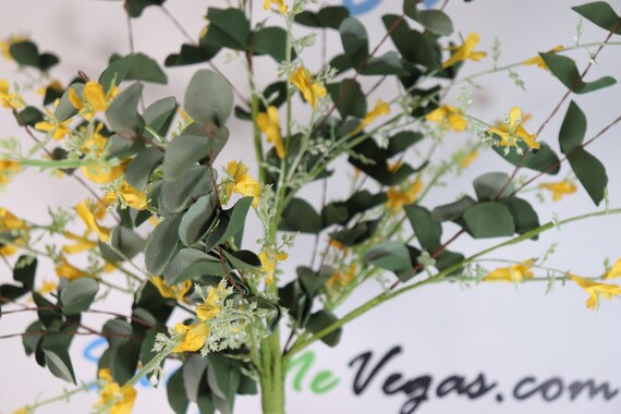 Download Honeysuckle And Eucalyptus Bundle Spray Wreath Supply Craft Supply Floral Supply Spring Decoration Yellow Flower Summer Floral Decor By Sway Me Vegas Catch My Party