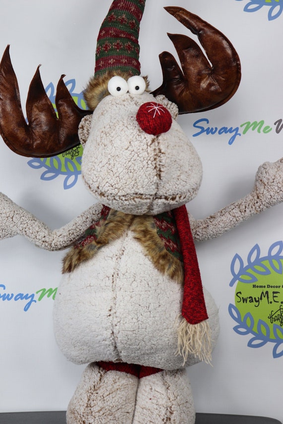christmas moose plush