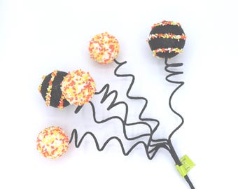 Halloween Cake Pop Pick: 16" Candy Corn Wreath Supply