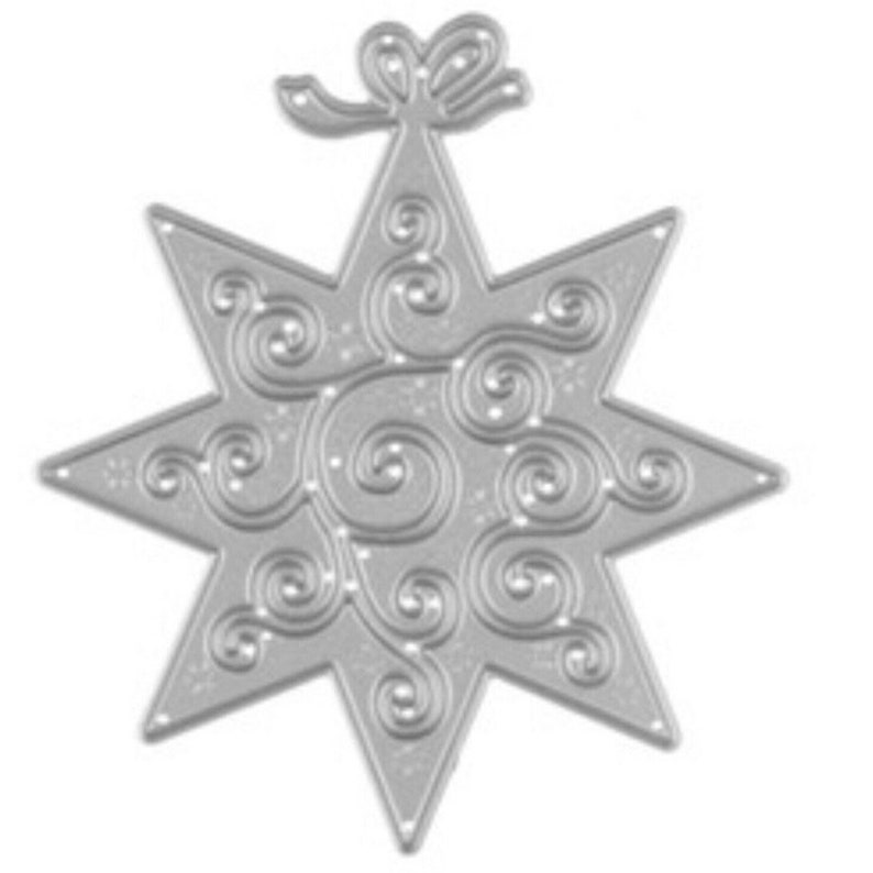 NUEVO troquel de corte Craft-House 'Christmas Star Bauble' imagen 1