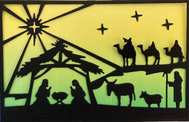 NEW Craft-House Nativity Christmas Scene Craft Cutting Die image 3