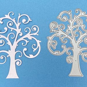 NEW Curly Tree Craft Cutting Die - card-making, scrapbooking etc.