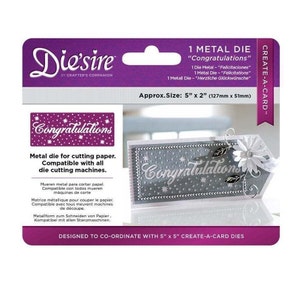 NOVO Die’sire ‘Parabéns’ Craft Cutting Die