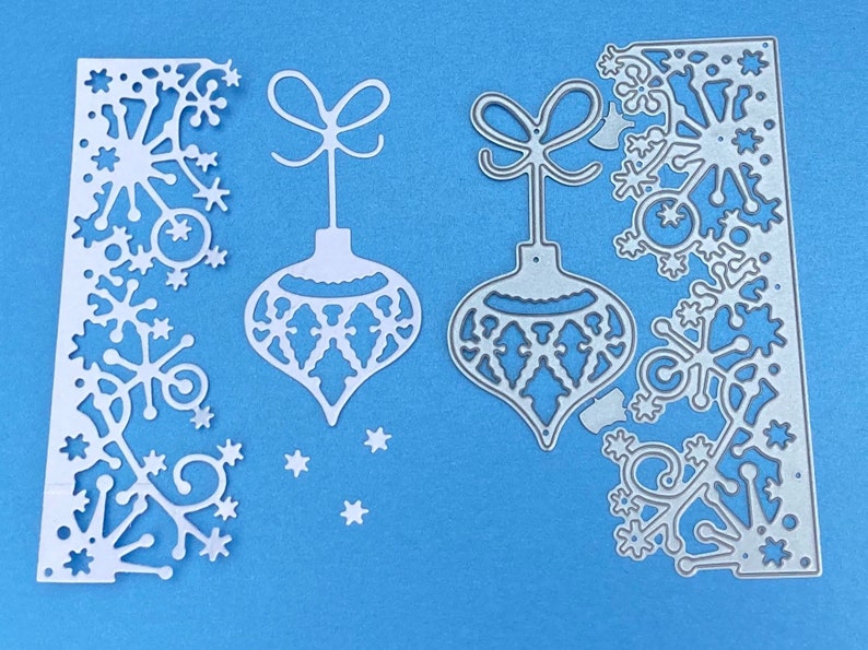 Snow Border and Bauble Craft Cutting Die
