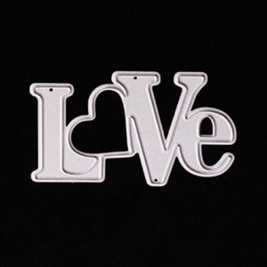 NUEVO troquel de corte artesanal «Palabra de amor» de Craft-House - San Valentín, sentimiento